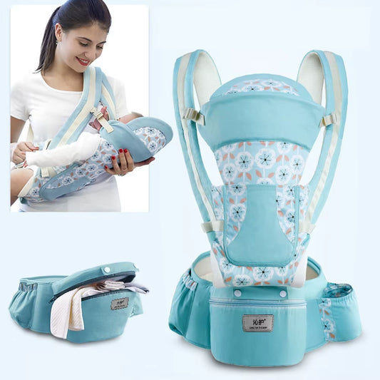 Newborn 0-48 Month Ergonomic Baby Carrier Infant Baby Hipseat Carrier 3 in 1 Front Facing Ergonomic Kangaroo Baby Wrap Sling